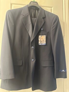 Stafford Men's Dress Suit in Navy Blue